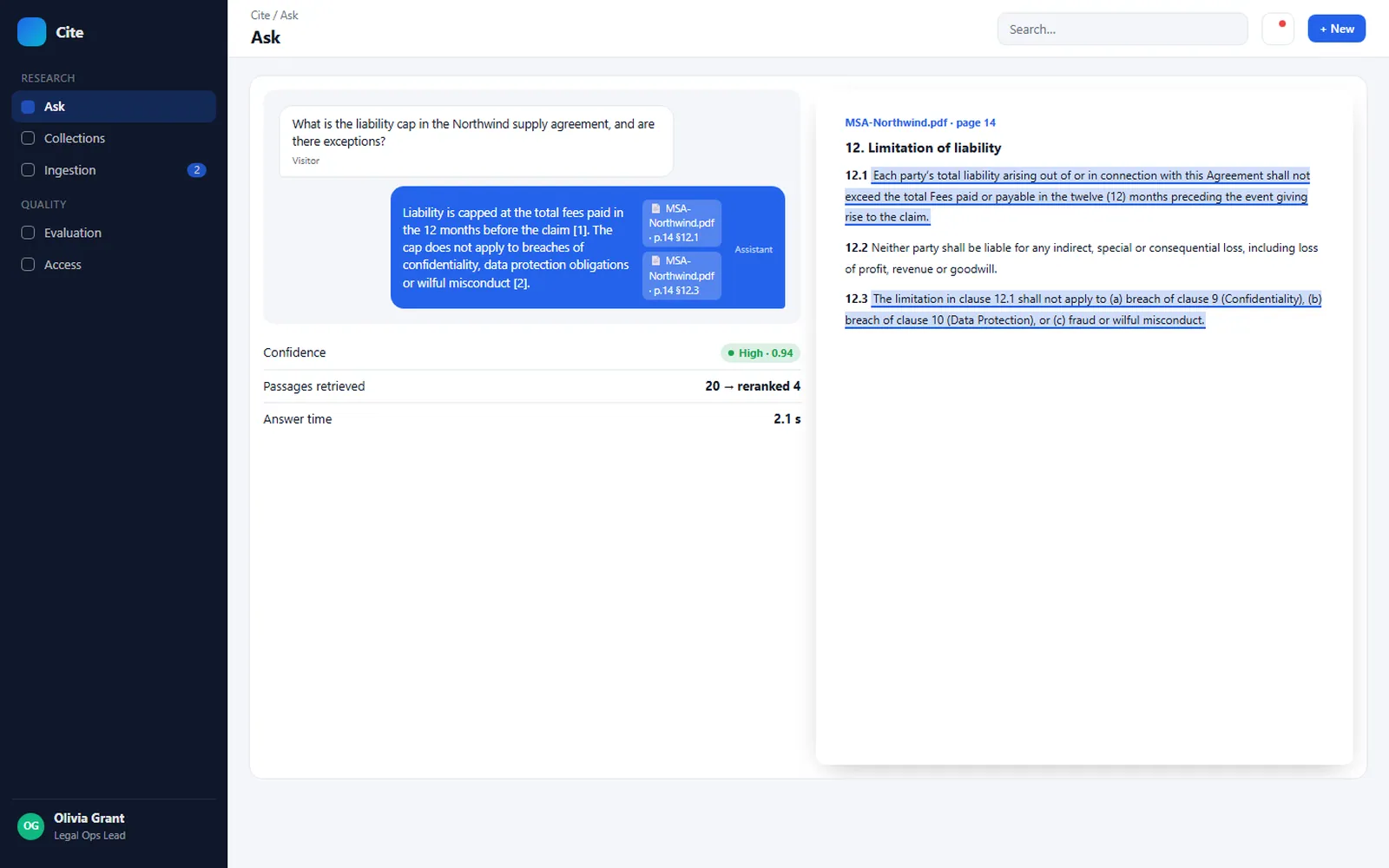 Retrieval-Augmented Answers: Ask